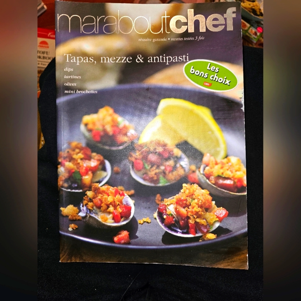 Tapas mezze antipasto Cookbook (french)